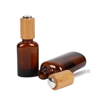 Amber Glass Dropper Bottles