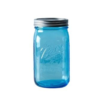 Blue Mason Jar Canning Jar