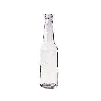 Clear Beer Bottle