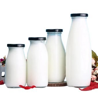 Glass Milk Bottle