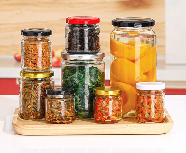 Glass Pickle Jar with Advanced Seal
