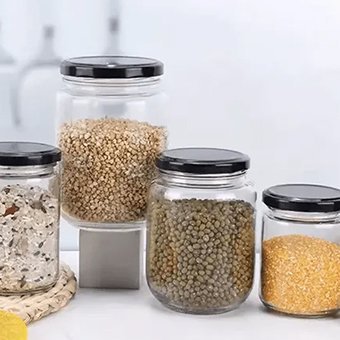 Glass Spice Jar