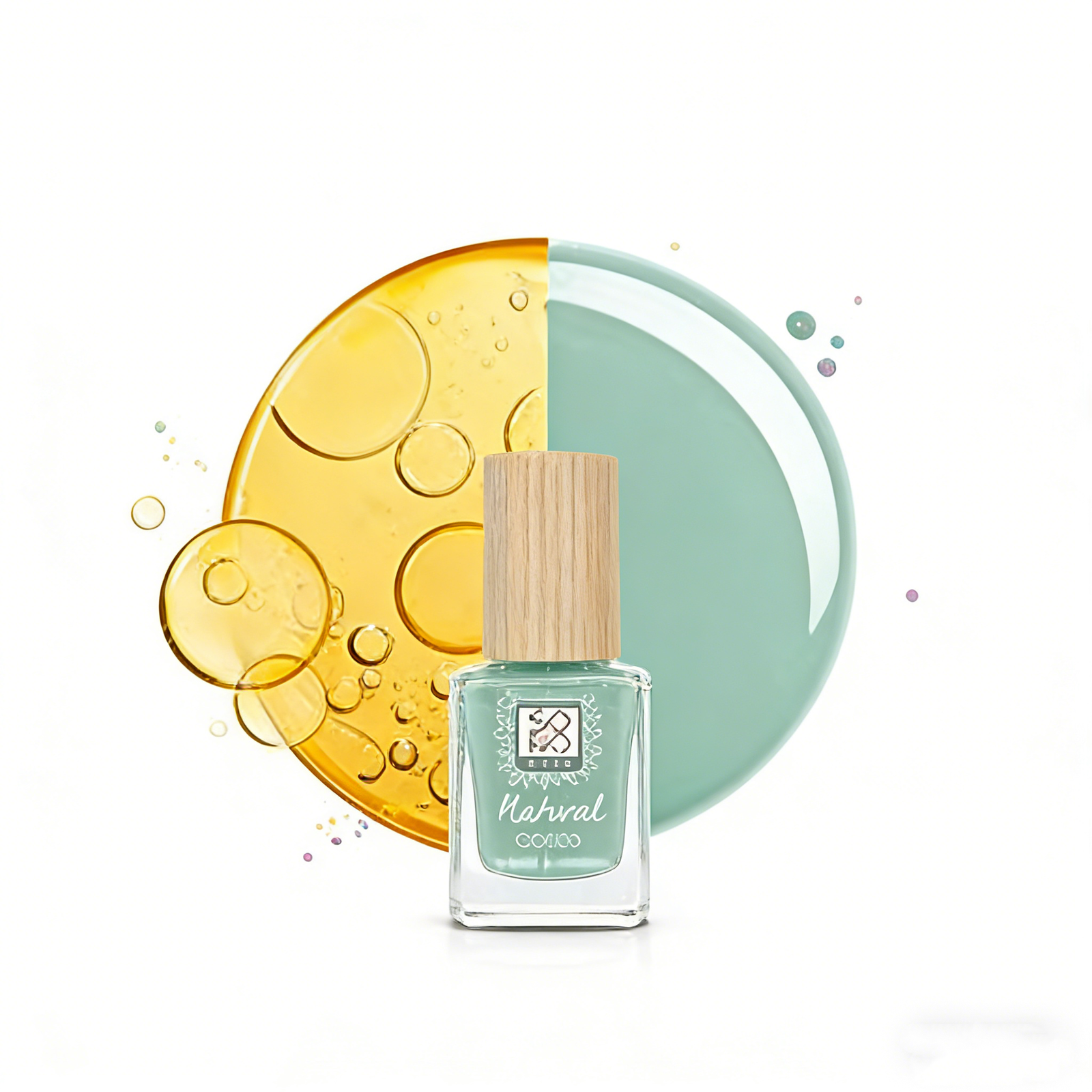 Glass Nail Polish Bottle