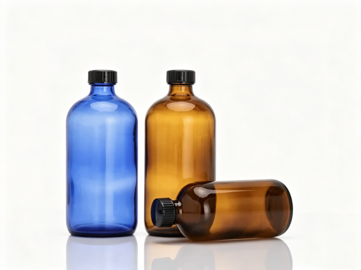 glass medicine bottles